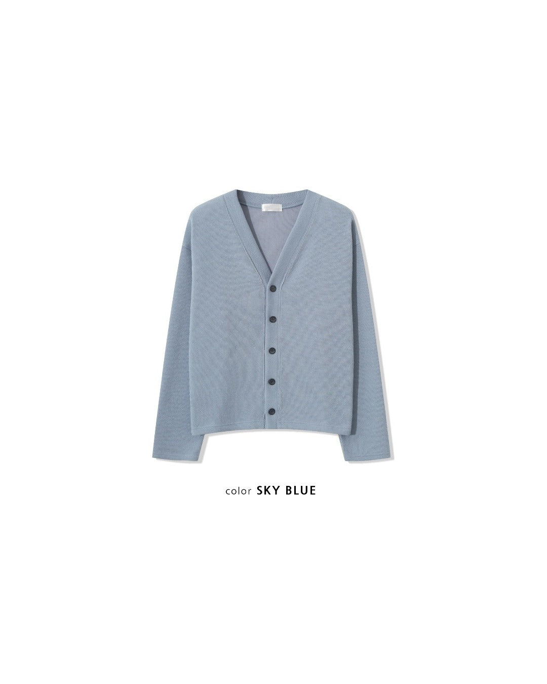 (UNISEX) Knitted V-Neck Cardigan