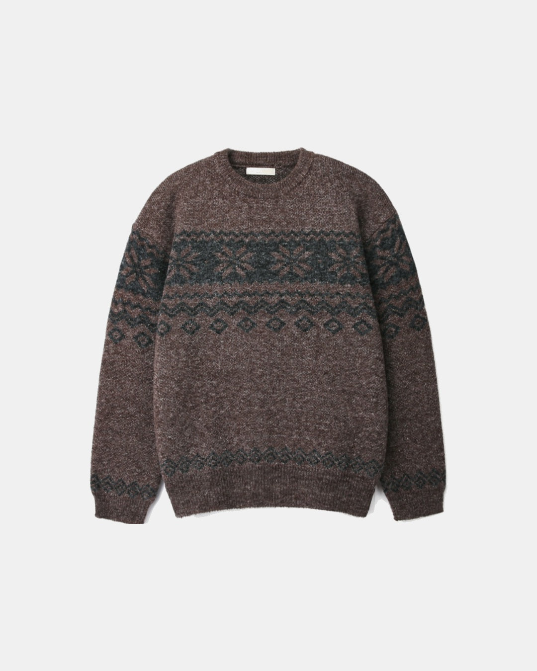(UNISEX) Plain Nordic Knit