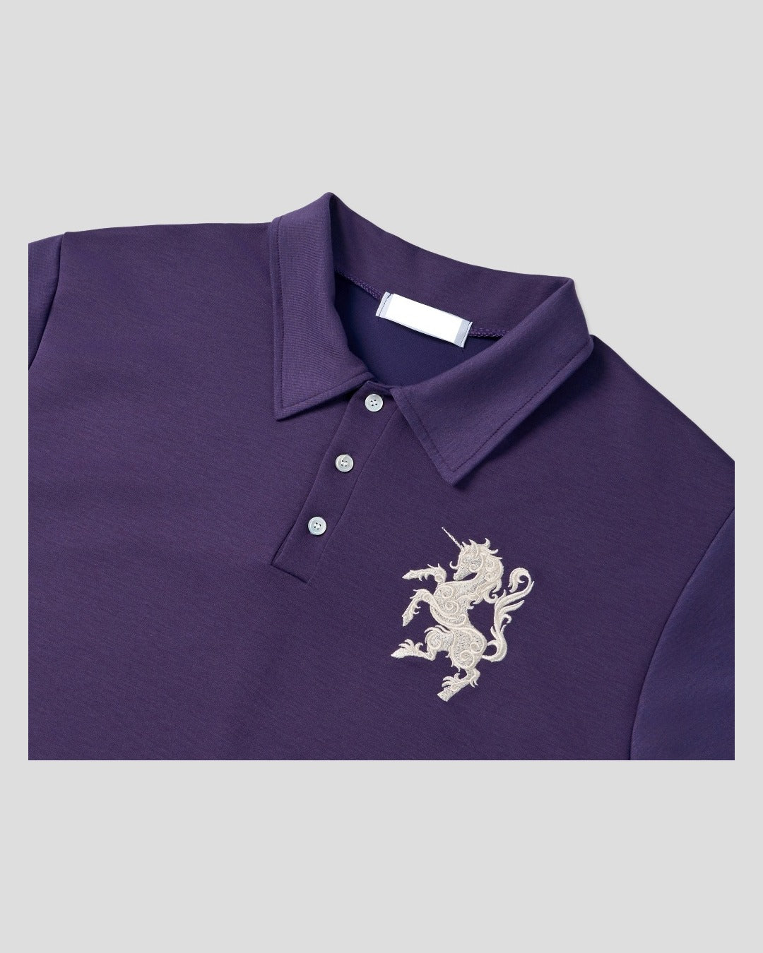 (UNISEX) Horse PK Collar Long Sleeve