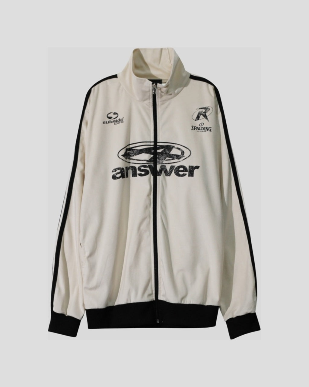 (UNISEX) Velour Track Jersey Jacket