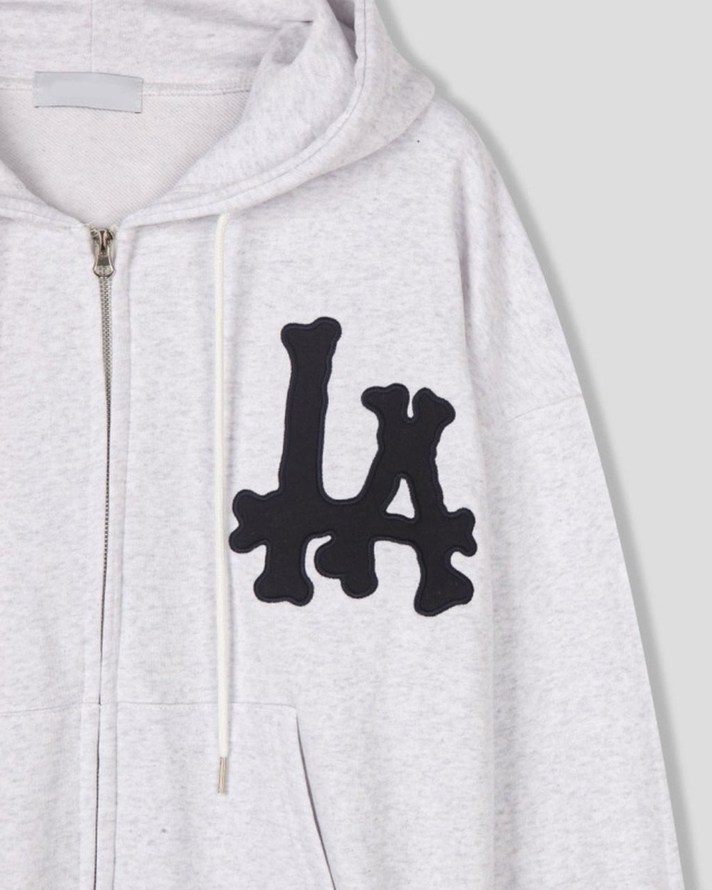 (UNISEX) LA Crop Hood Zip-up