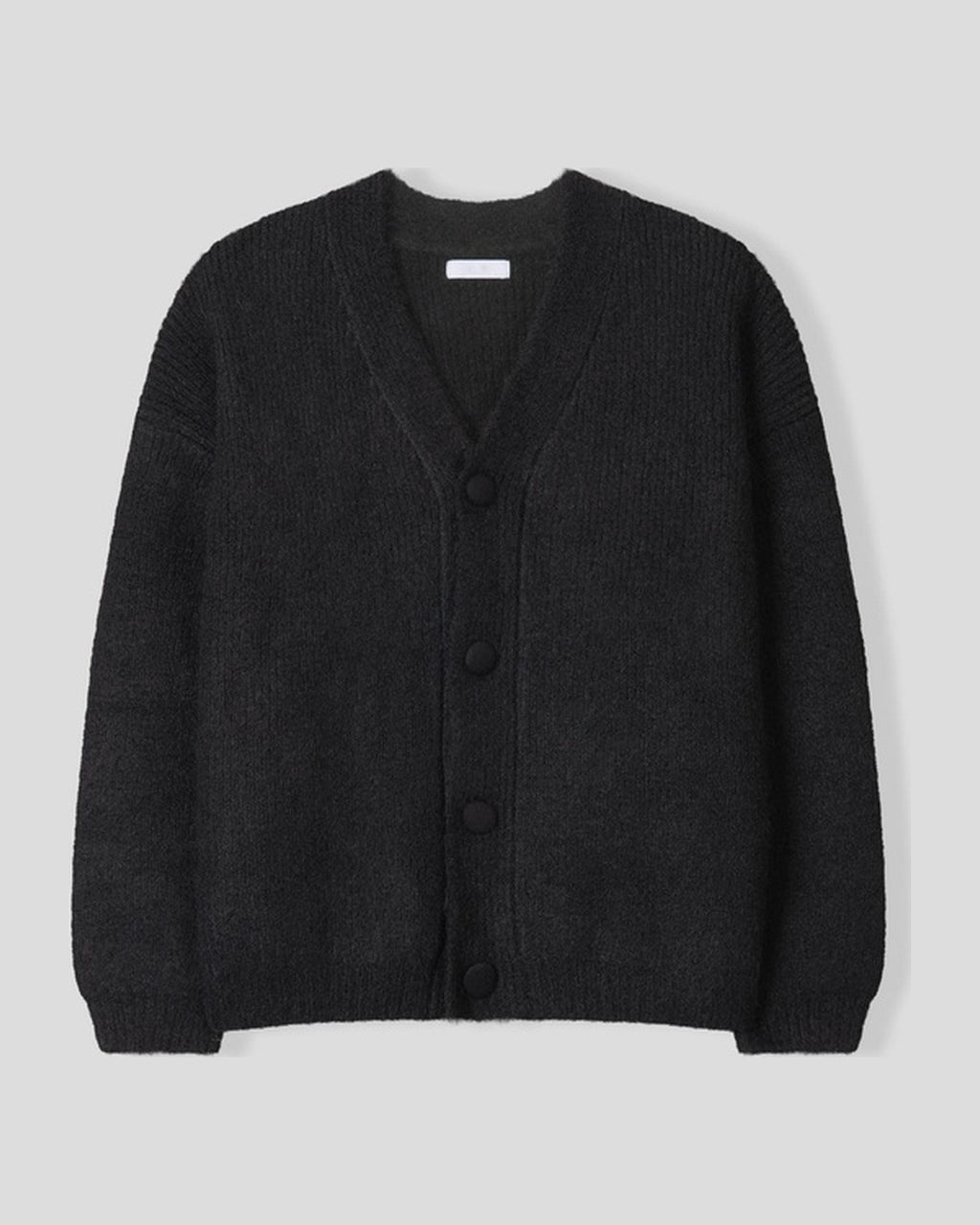 (UNISEX) Bulky Brush Wool Cardigan
