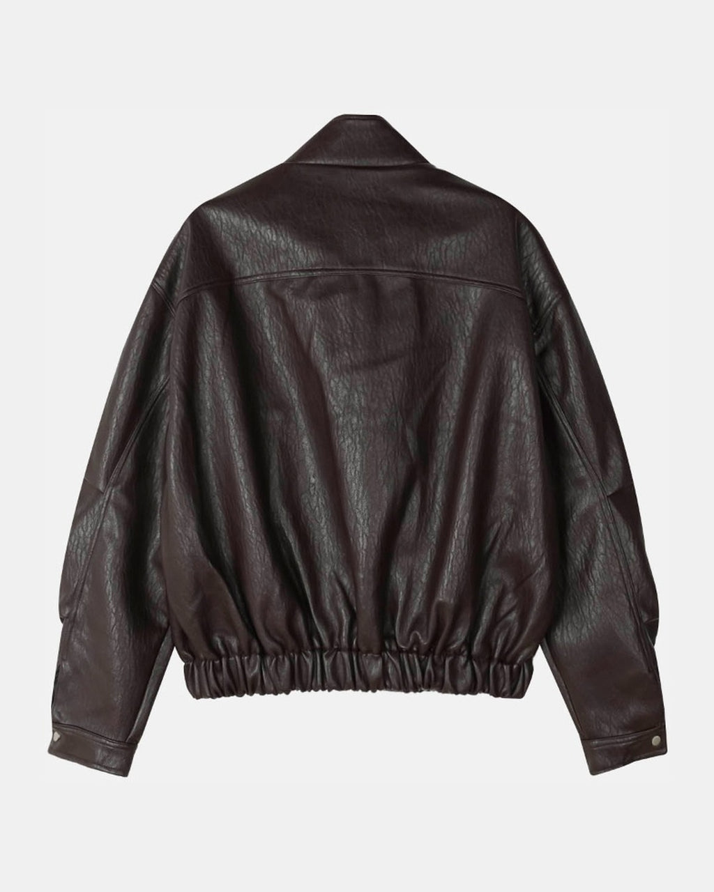 (UNISEX) Rush Crop Leather Jacket
