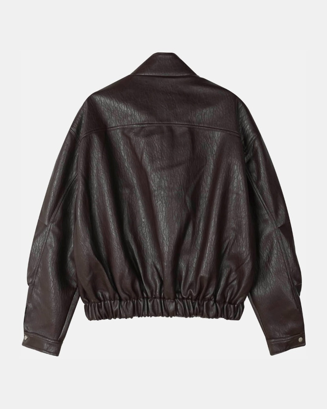 (UNISEX) Rush Crop Leather Jacket