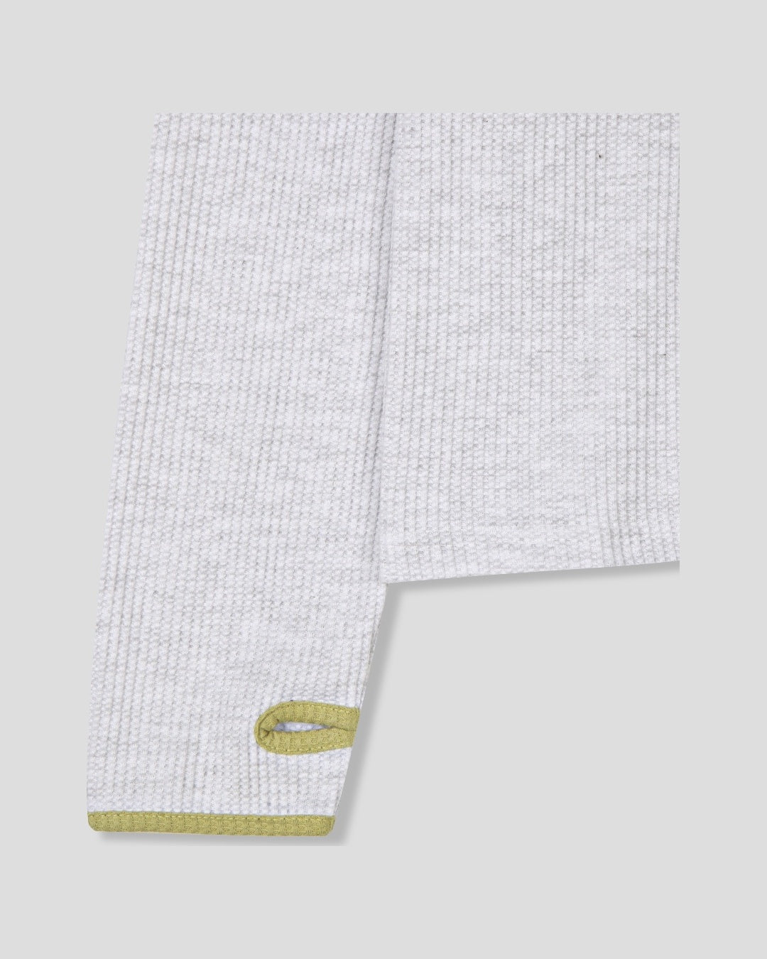 (UNISEX) Henley Neck Waffle Warmer Tee