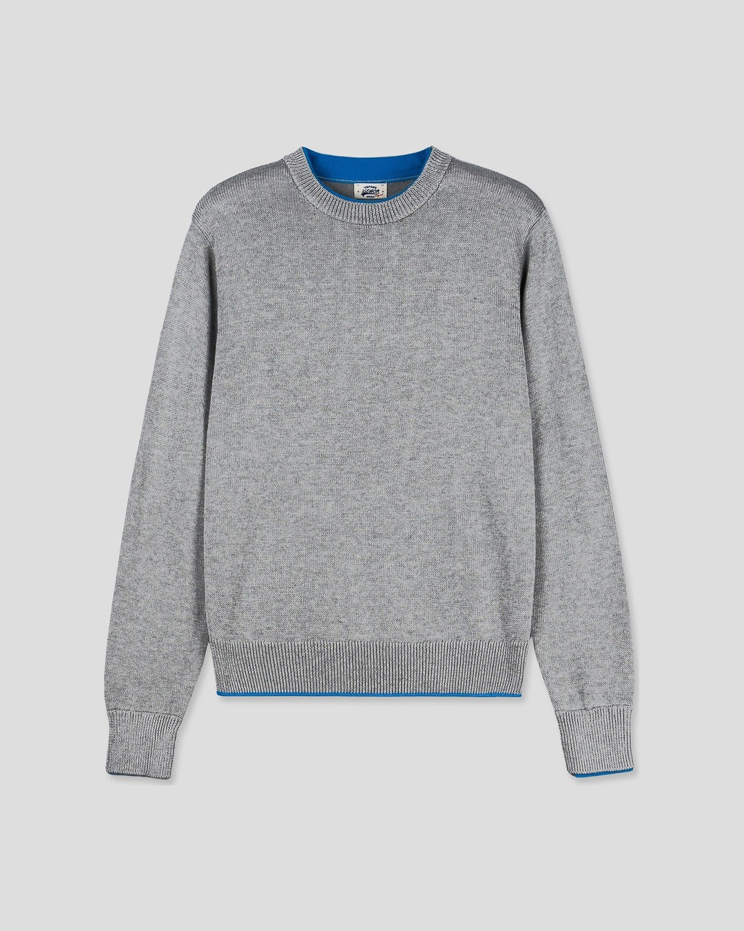 (UNISEX) Colorblock Round Knit