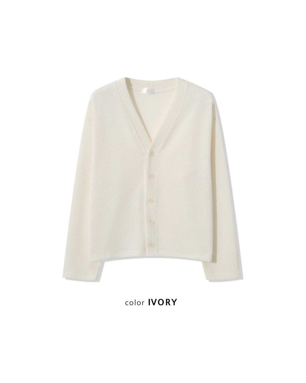 (UNISEX) Knitted V-Neck Cardigan