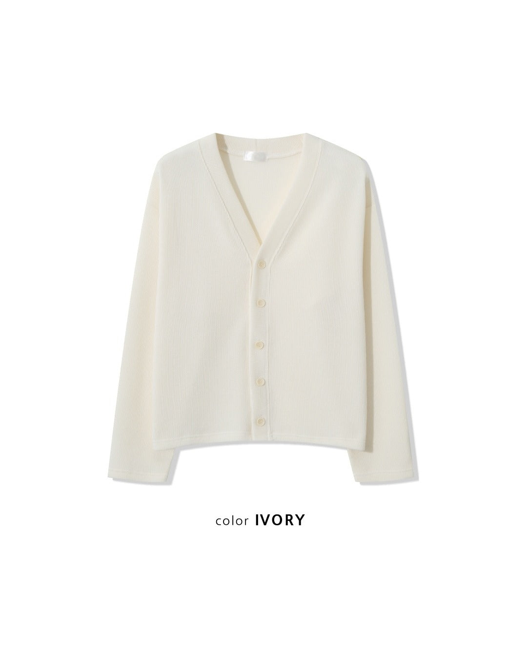 (UNISEX) Knitted V-Neck Cardigan