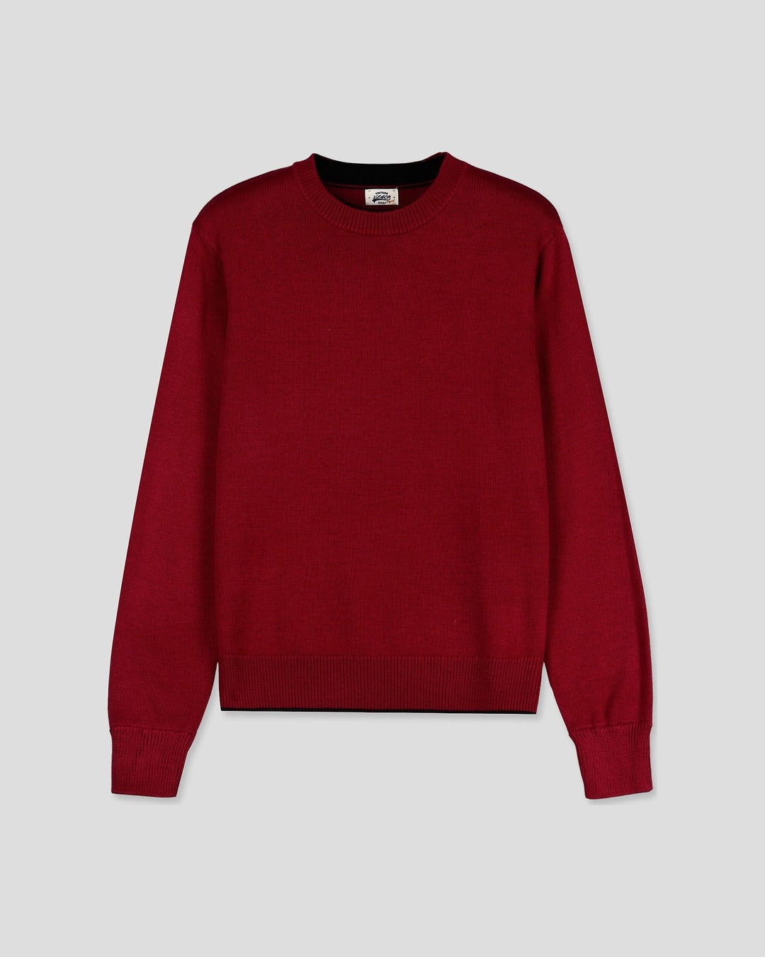 (UNISEX) Colorblock Round Knit