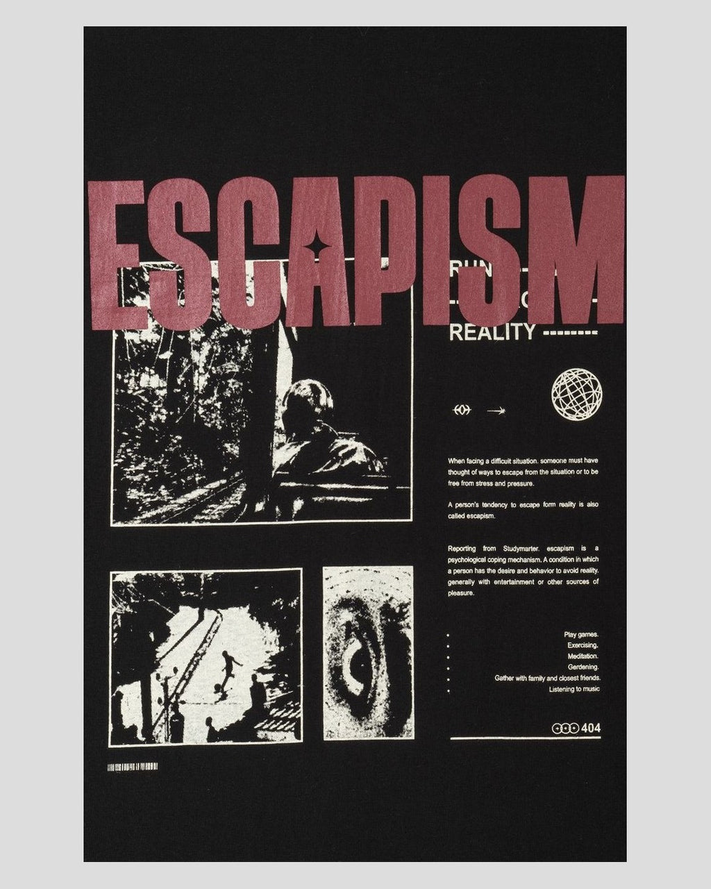 (UNISEX) Escapism Graphic Long Sleeve