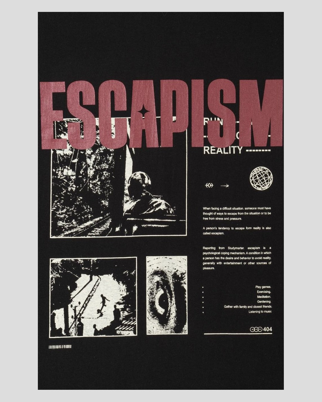 (UNISEX) Escapism Graphic Long Sleeve