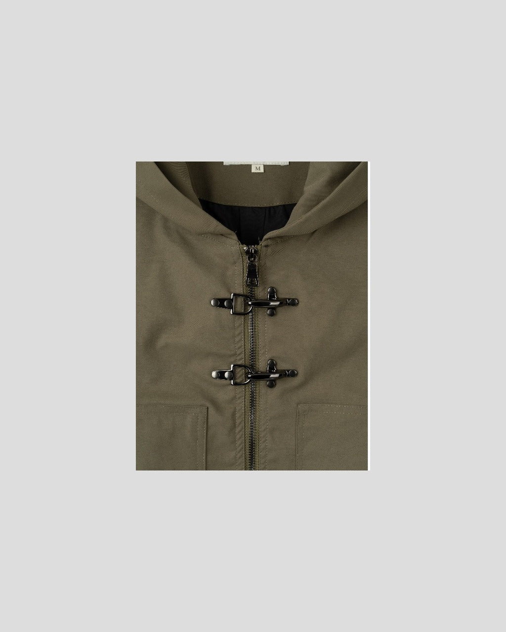 (UNISEX) Buckle Hood Jumper
