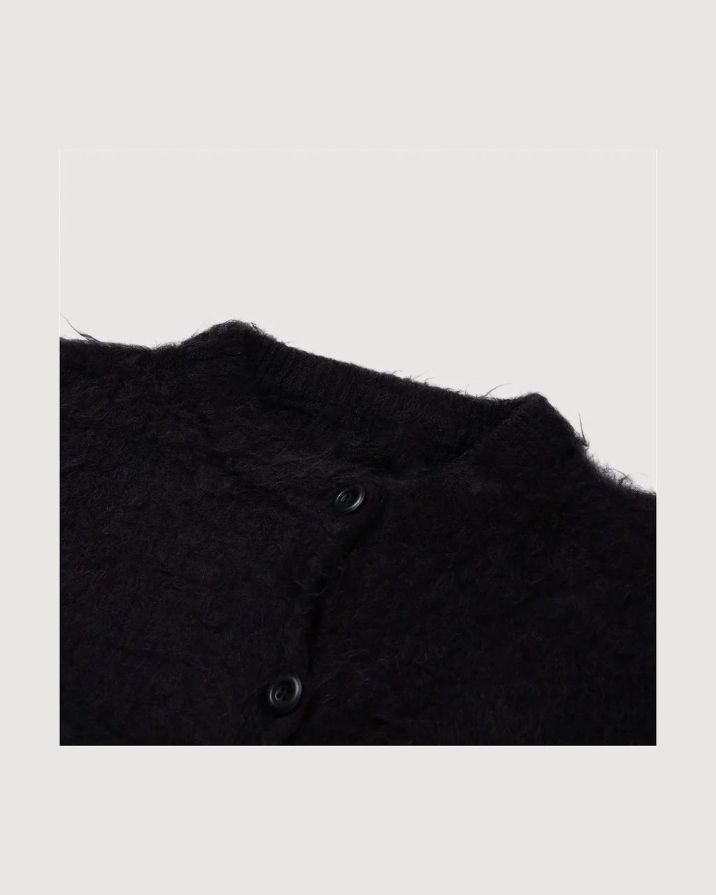 (UNISEX) Angora Crop Cardigan