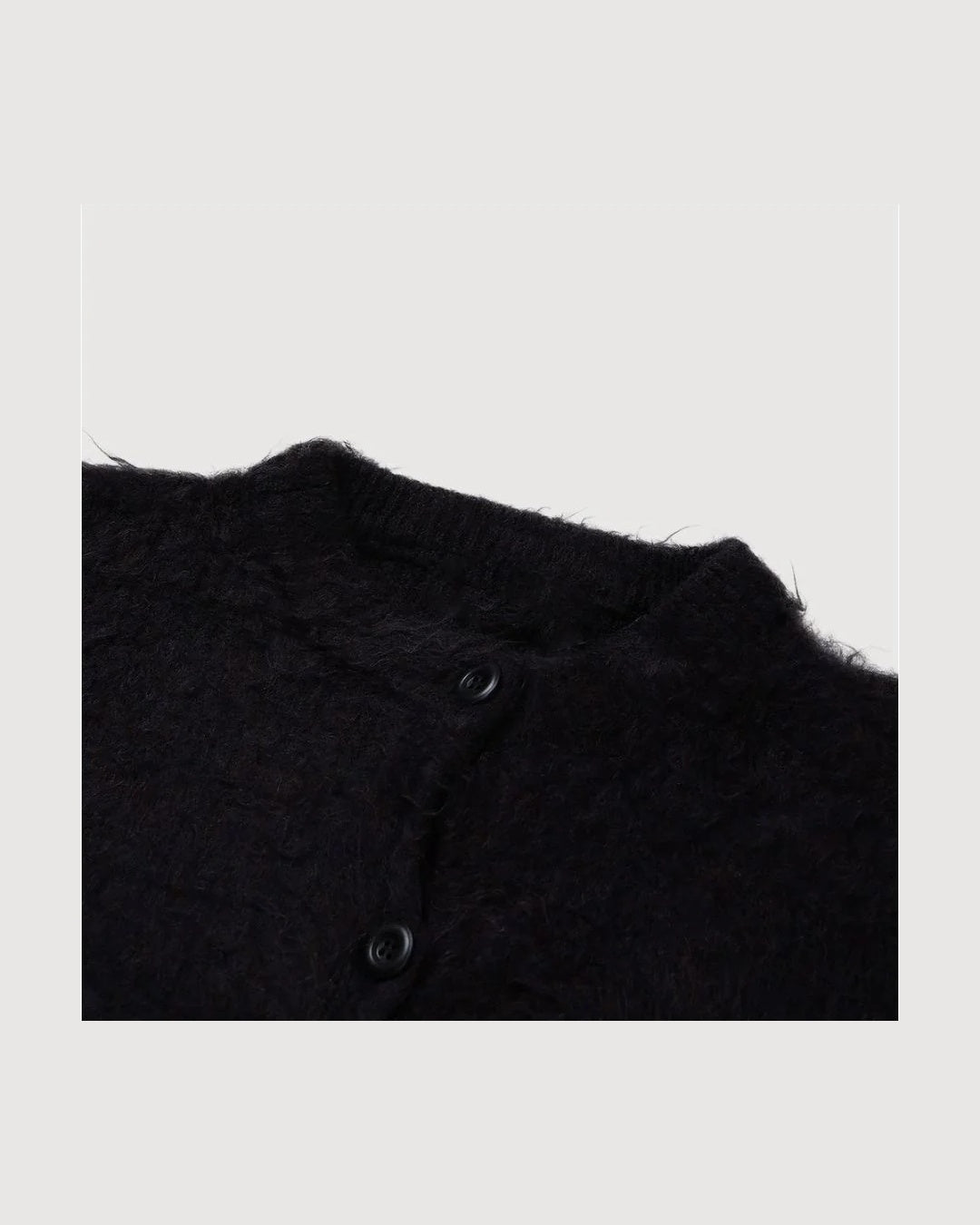 (UNISEX) Angora Crop Cardigan