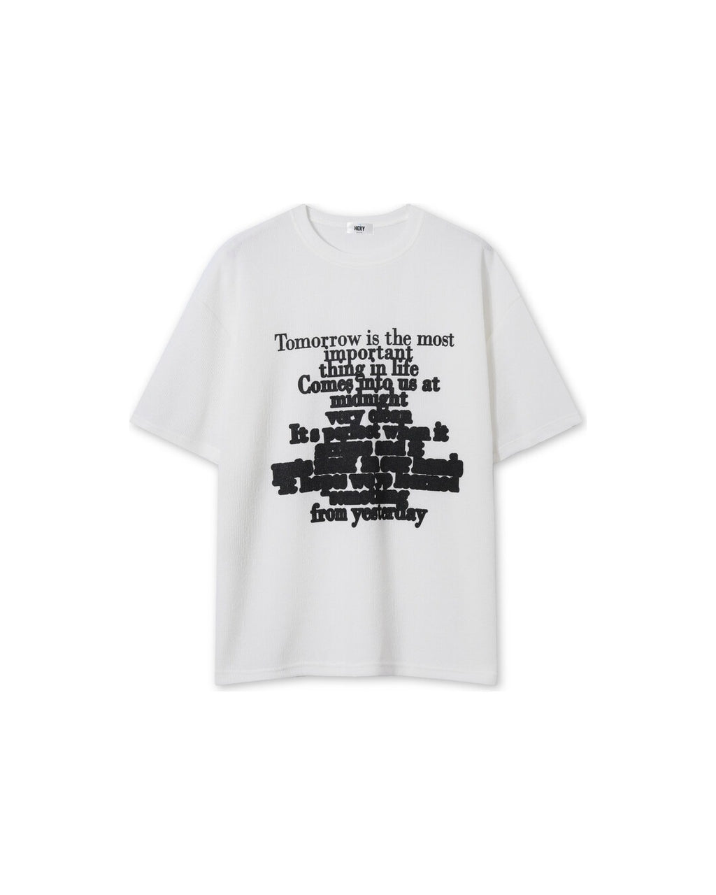 (UNISEX) Lettering Knit Short Sleeve