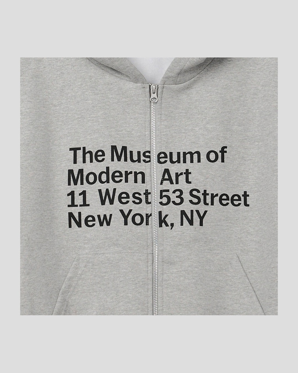(UNISEX) Museum Bonded Hood Zip-Up