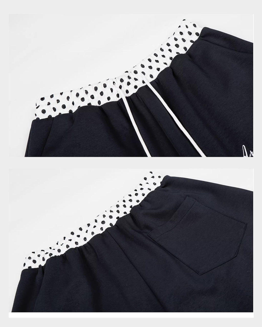 (W's) Dot Banding Wide Sweatpants