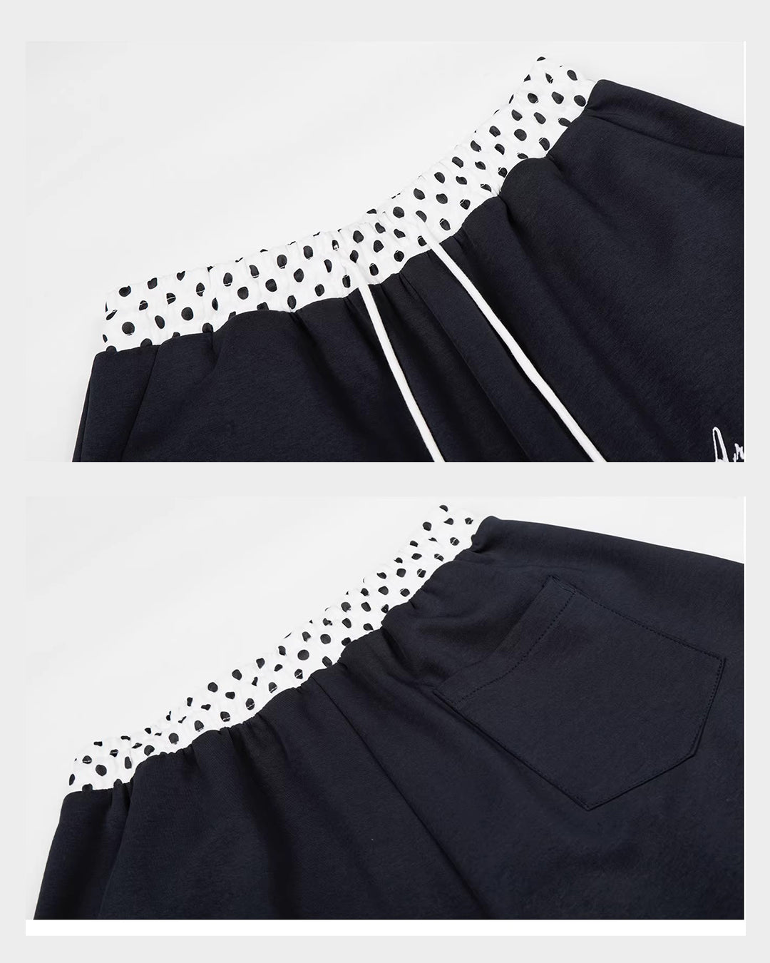 (W's) Dot Banding Wide Sweatpants
