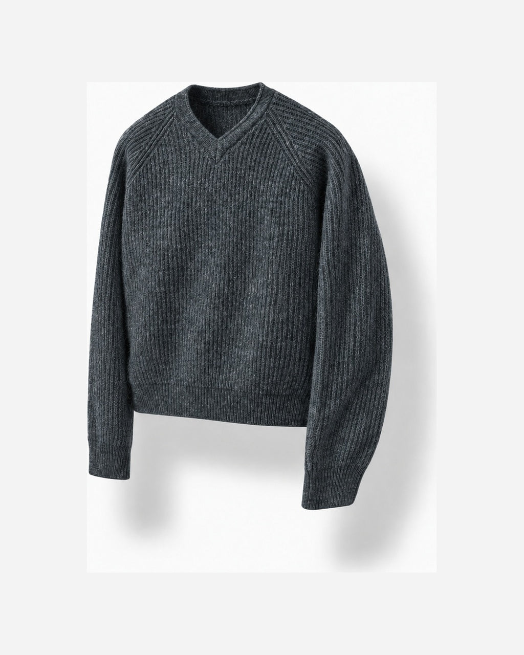 (UNISEX) Clay V-Neck Mohair Knit