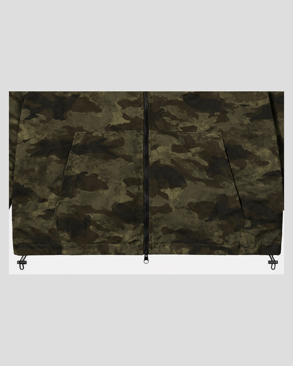 (UNISEX) Camo 3way Zip Hooded Jacket