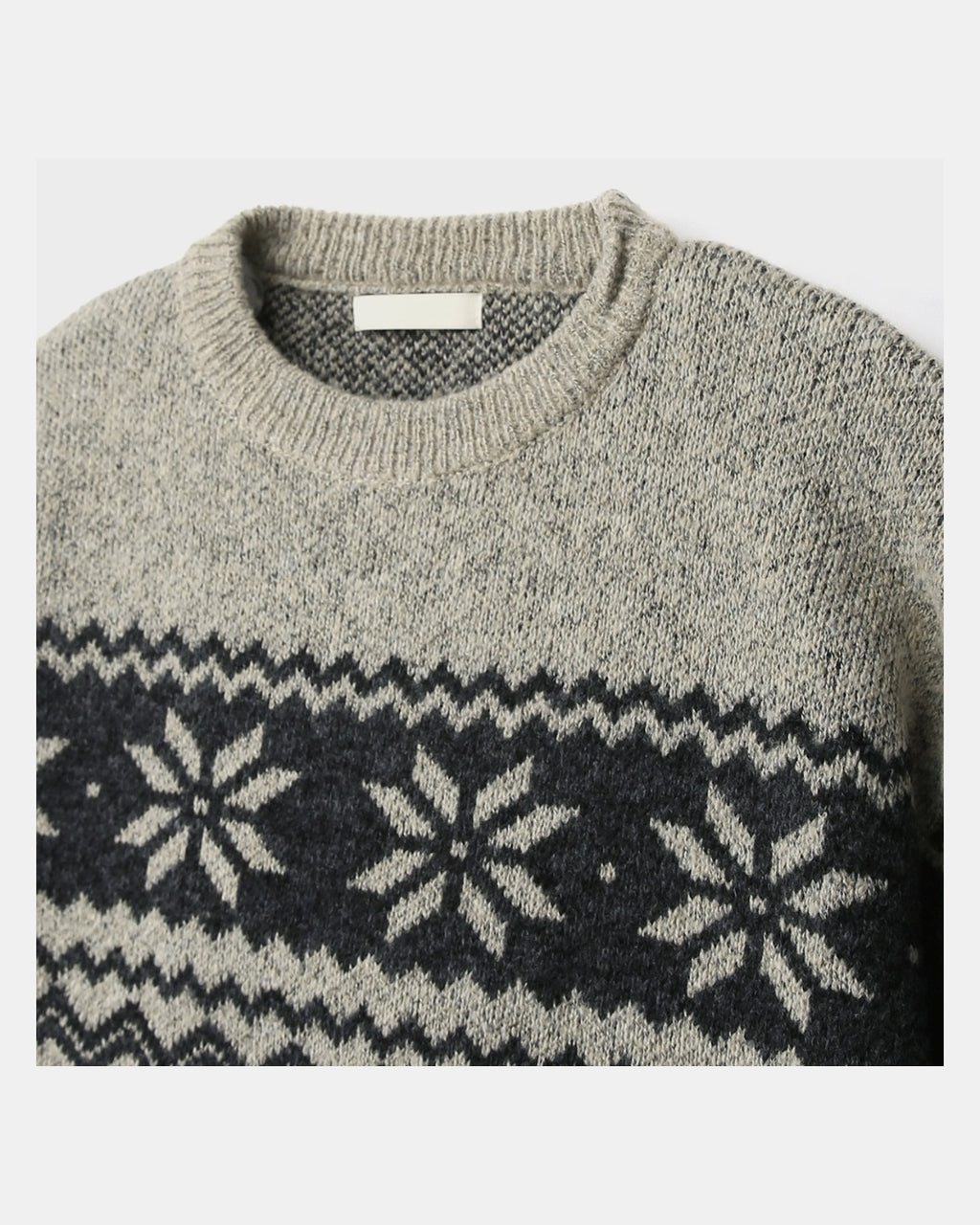 (UNISEX) Plain Nordic Knit