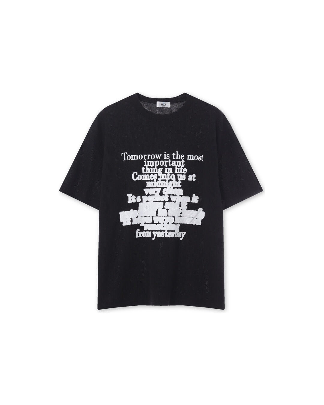 (UNISEX) Lettering Knit Short Sleeve