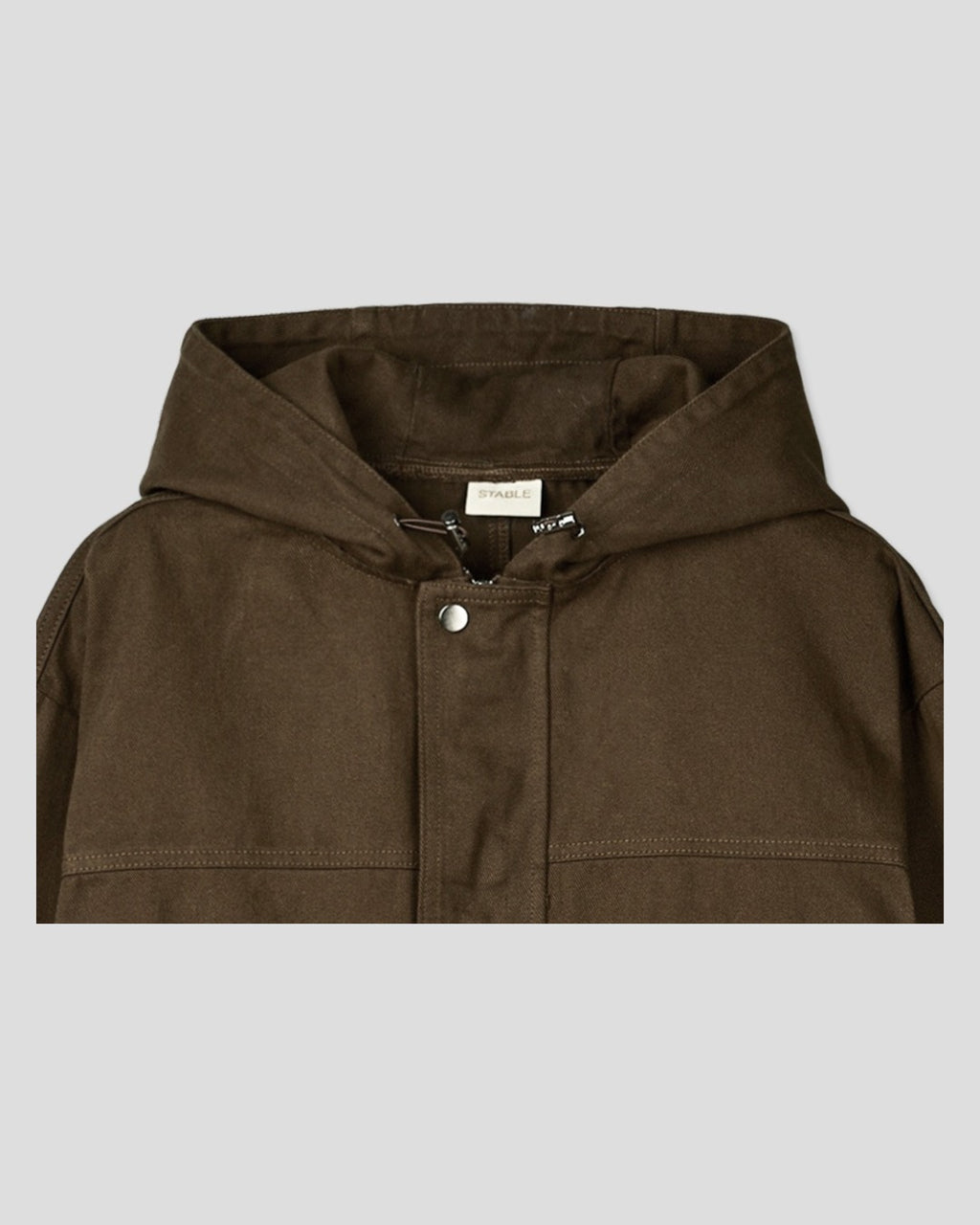 (UNISEX) Over Cotton Hooded Jacket