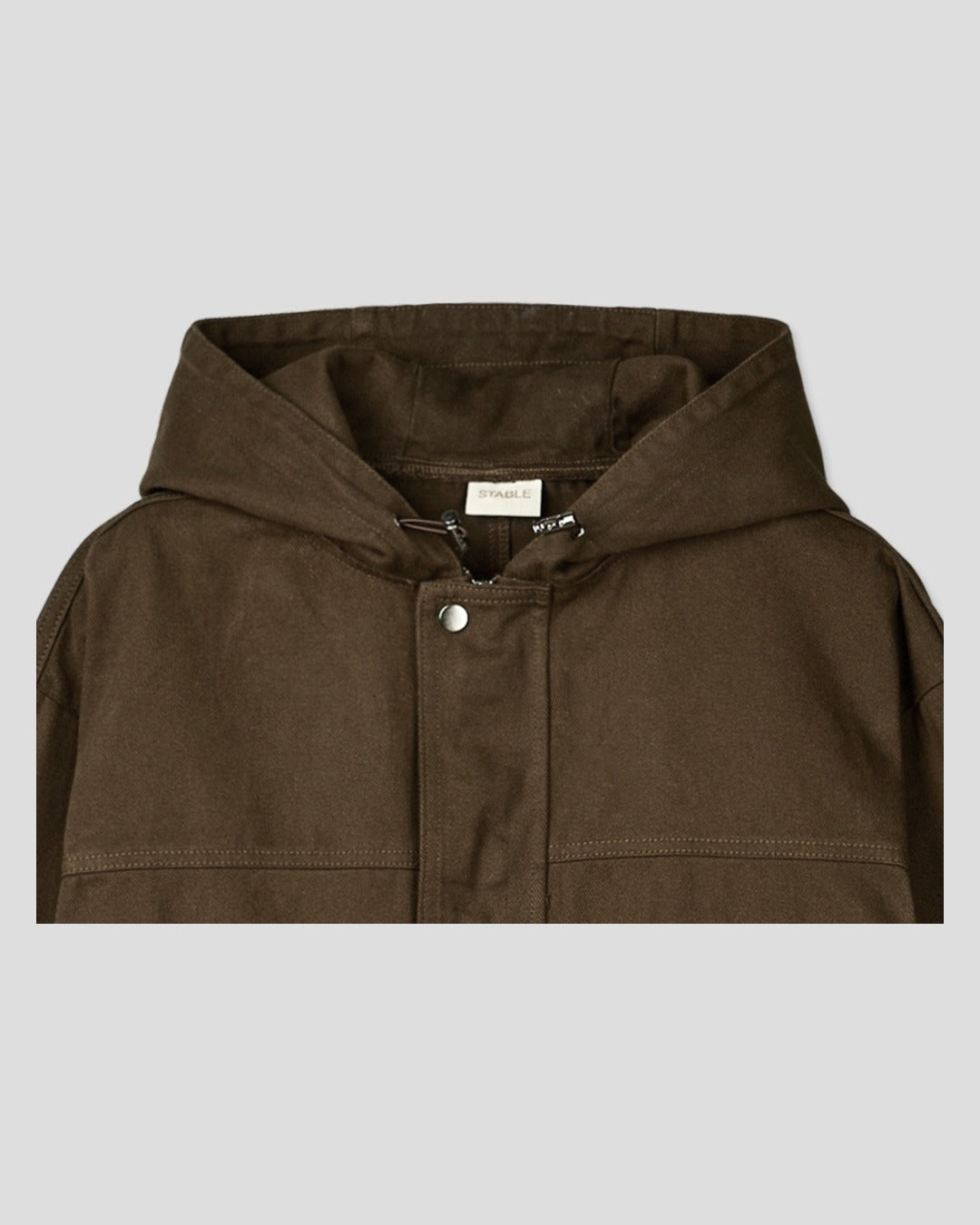 (UNISEX) Over Cotton Hooded Jacket