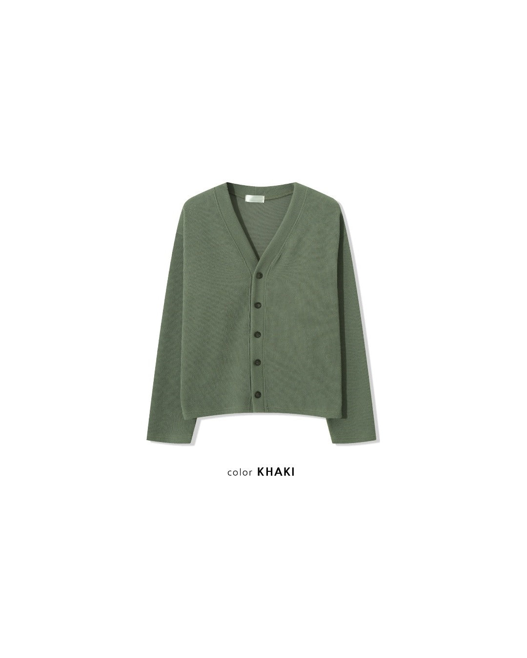 (UNISEX) Knitted V-Neck Cardigan
