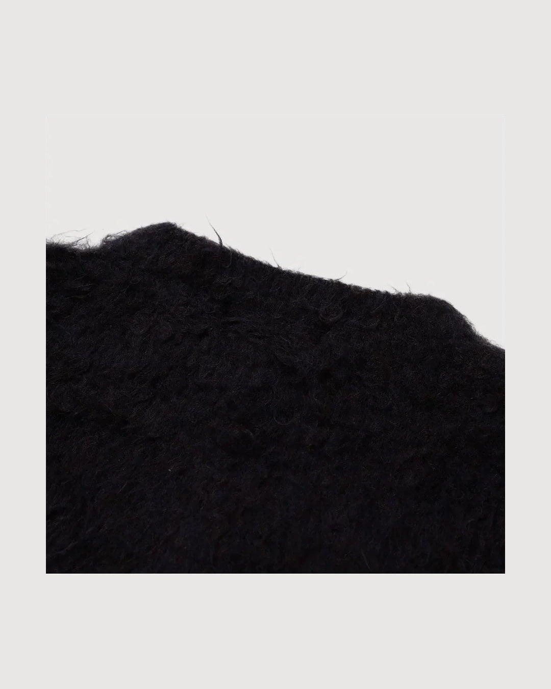 (UNISEX) Angora Crop Cardigan