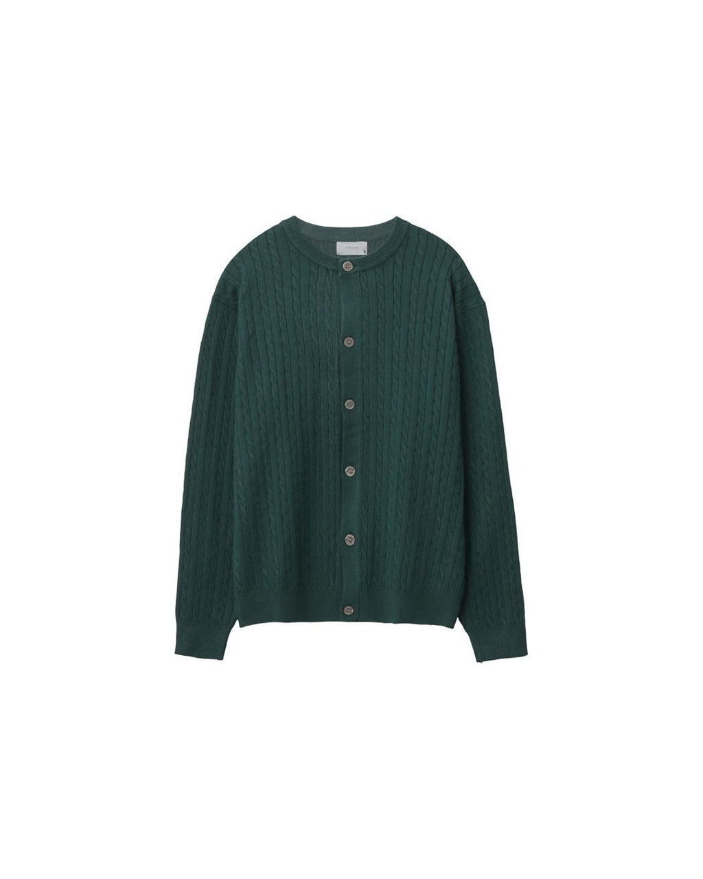 (UNISEX) Brioche Crew Neck Cardigan