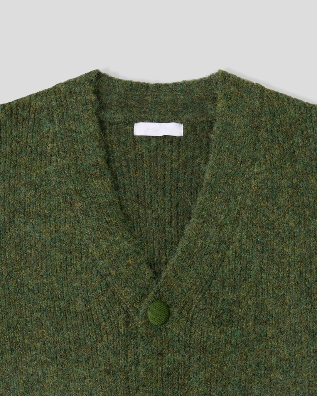 (UNISEX) Bulky Brush Wool Cardigan