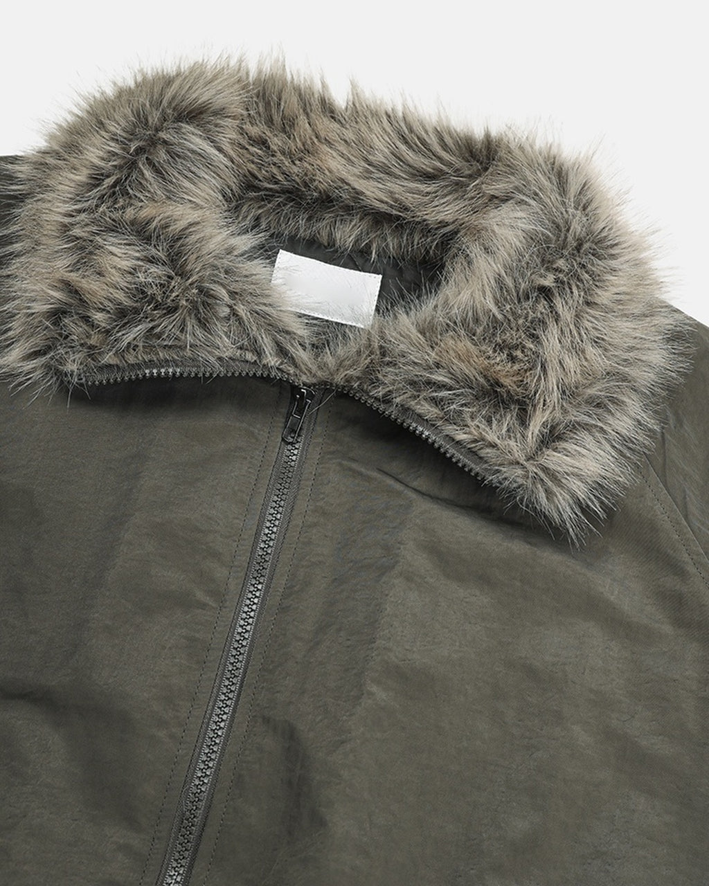 (UNISEX) Fur Trimming Quilted MA-1