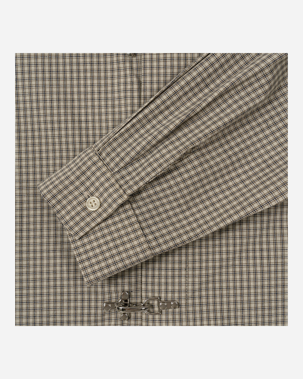 (UNISEX) Fireman Buckle Check Shirt