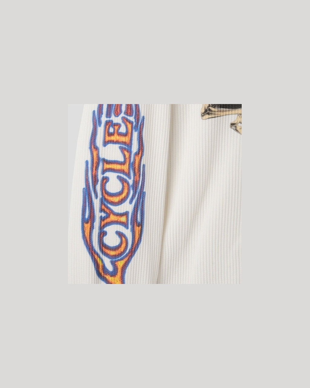 (UNISEX) Cycle Washed Waffle Long Sleeve