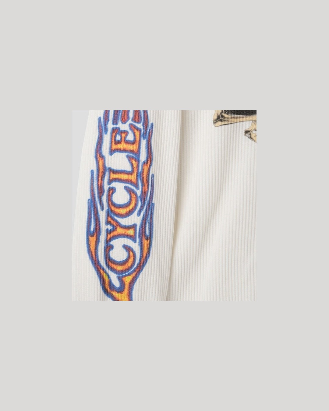 (UNISEX) Cycle Washed Waffle Long Sleeve
