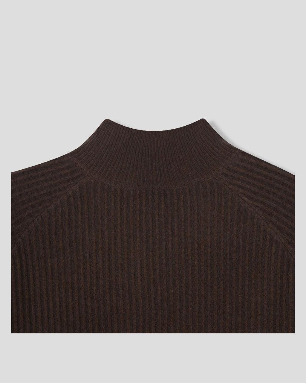 (UNISEX) Shoulder Half Zip-Up Raglan Knit