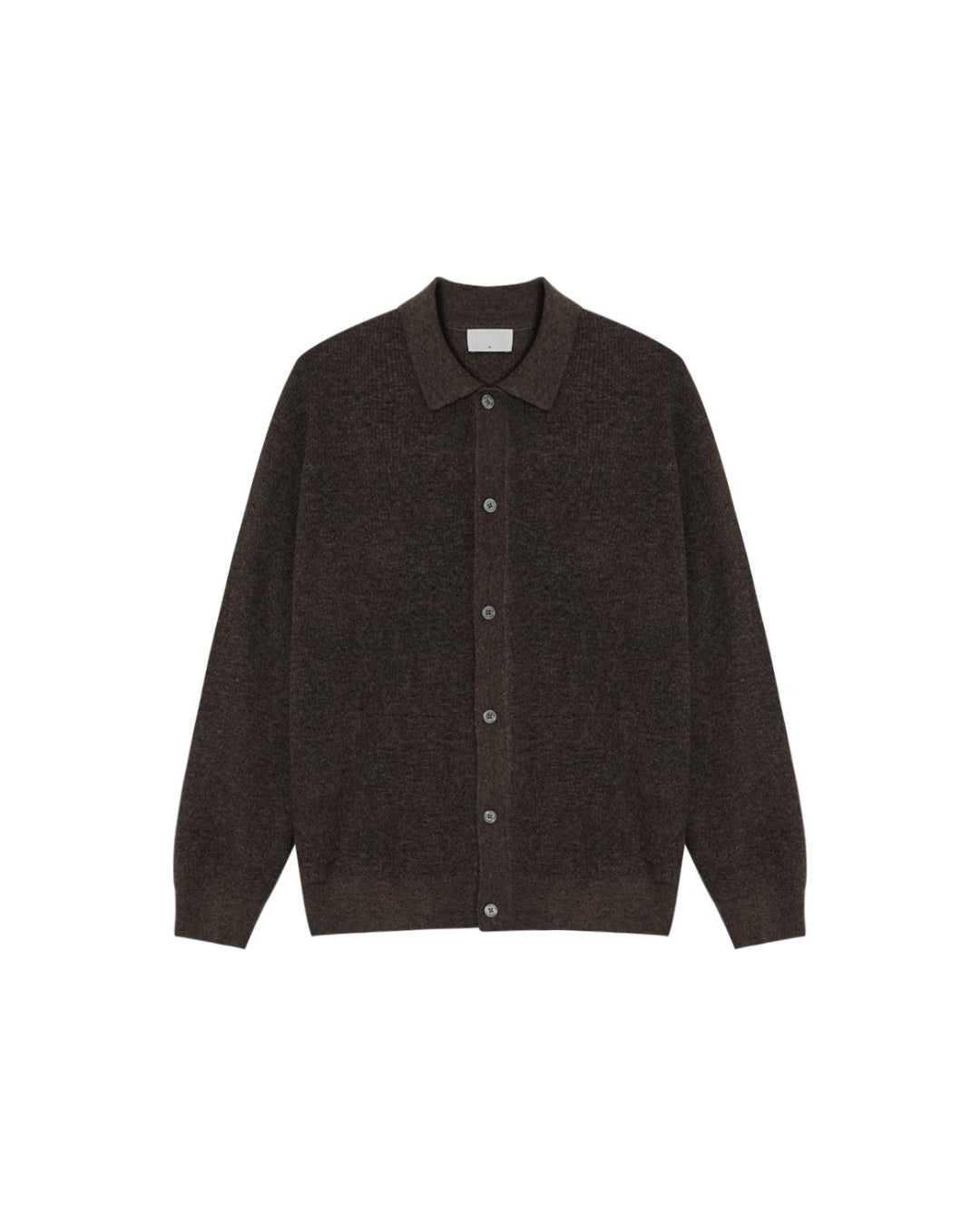 (UNISEX) Cashmere Like Soft Collar Cardigan