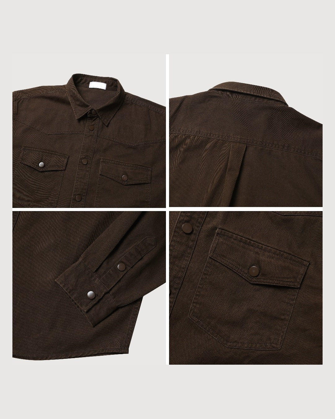 (UNISEX) Western Over Cotton Shirt