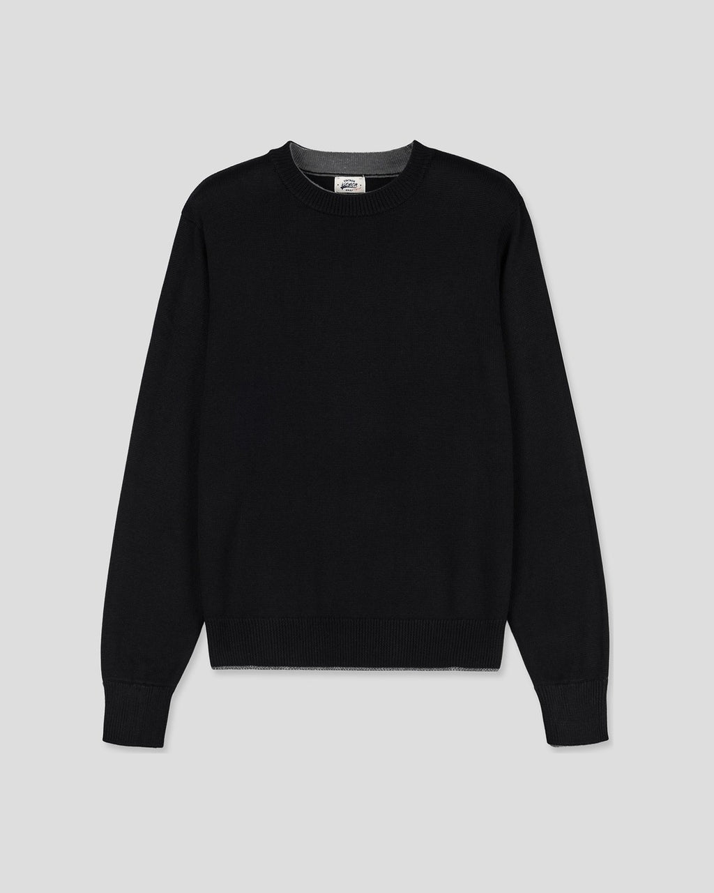 (UNISEX) Colorblock Round Knit