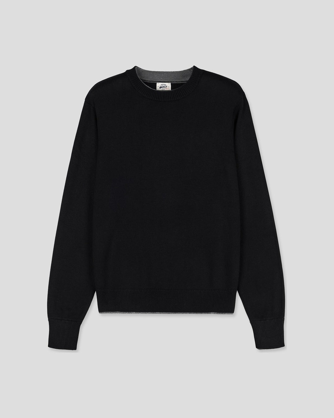 (UNISEX) Colorblock Round Knit