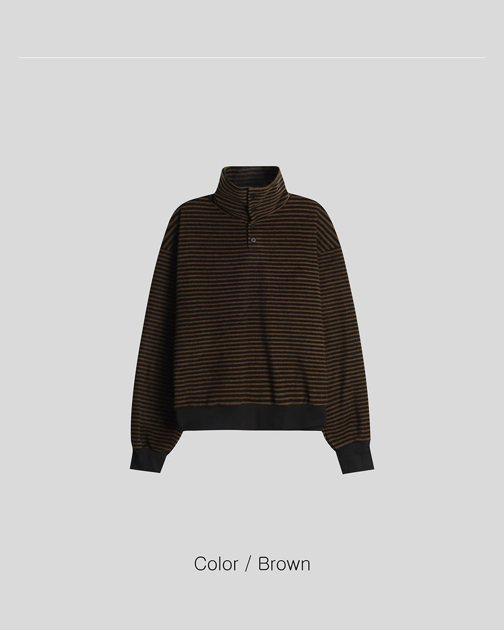 (UNISEX) 2Way Finger Hole Fleece Top