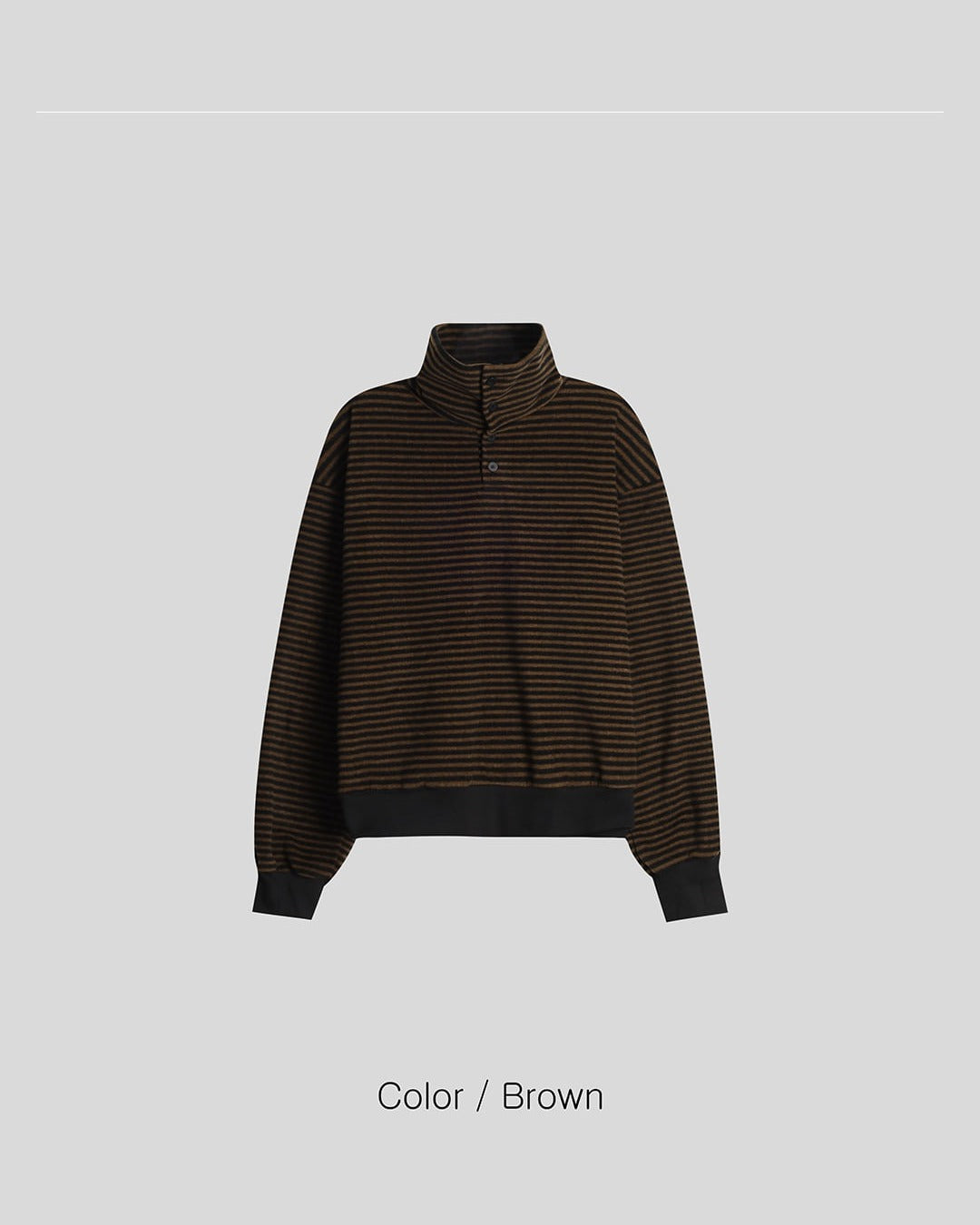 (UNISEX) 2Way Finger Hole Fleece Top