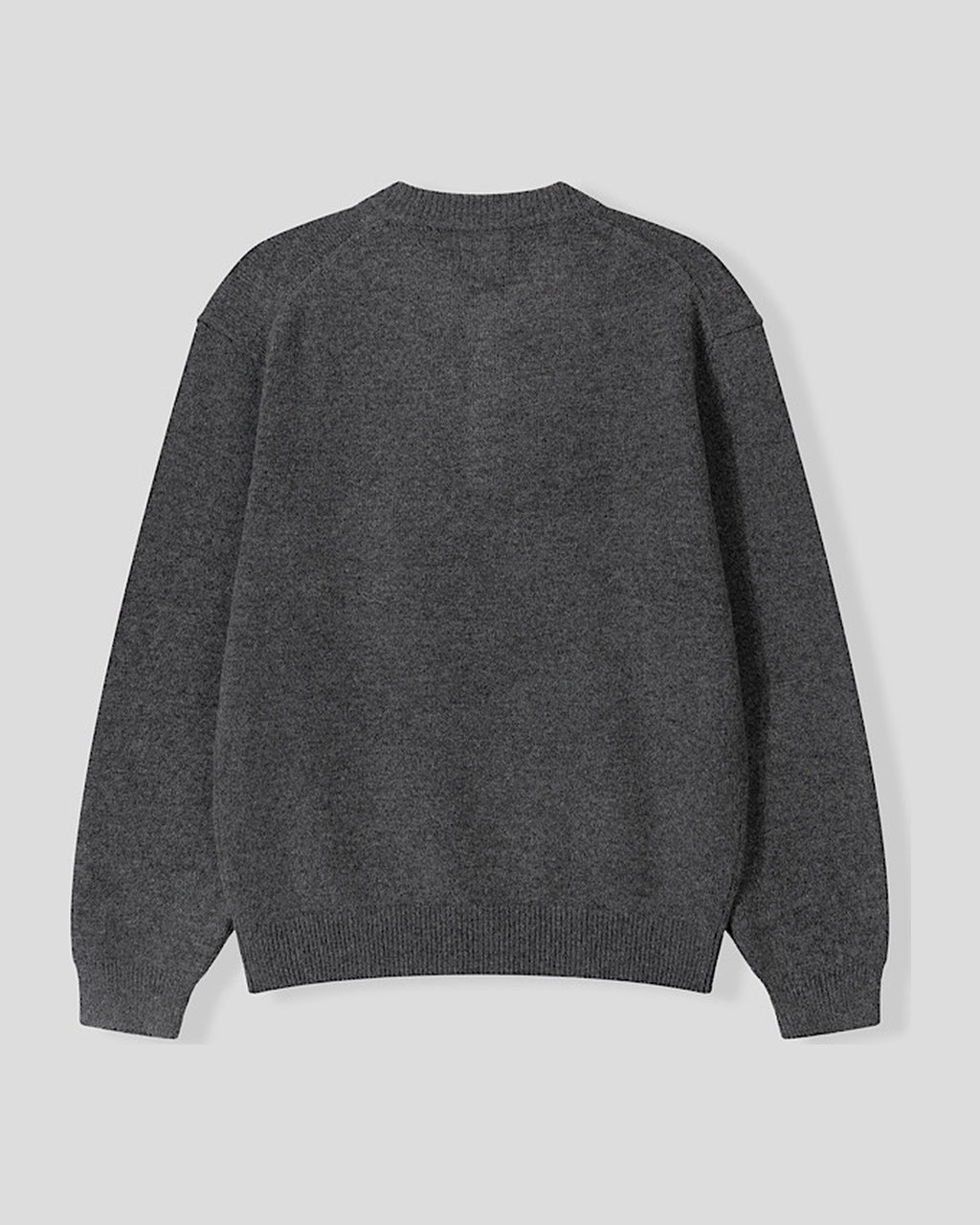 (UNISEX) Pone Henley Neck Wool Mix Knit