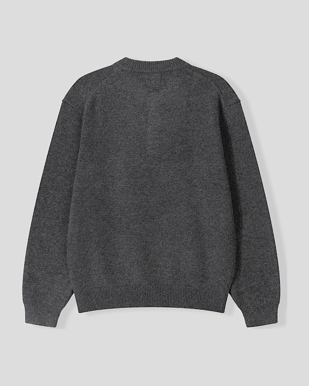 (UNISEX) Pone Henley Neck Wool Mix Knit