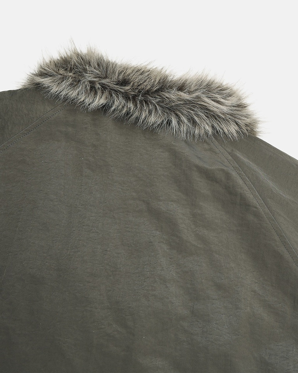 (UNISEX) Fur Trimming Quilted MA-1