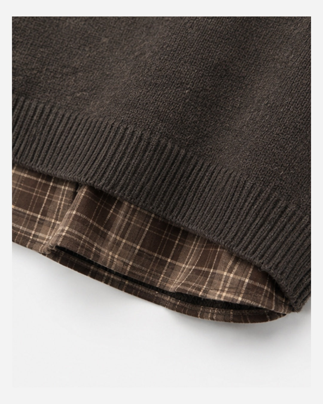 (UNISEX) Lua Shirt Layered V-Neck Knit