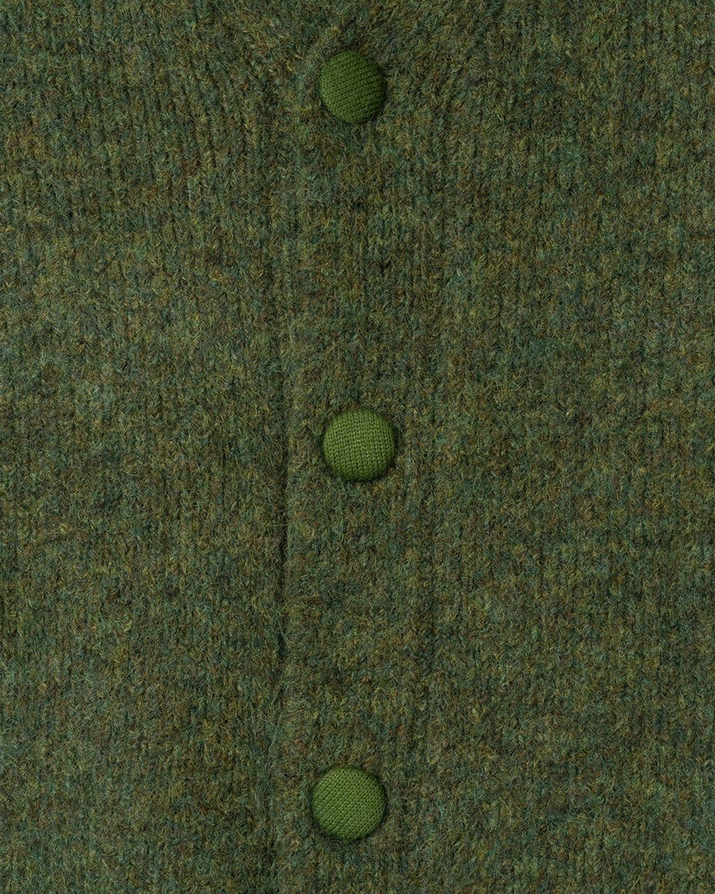 (UNISEX) Bulky Brush Wool Cardigan