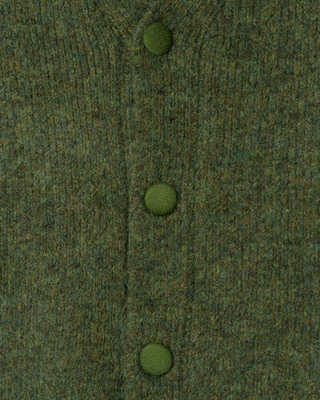 (UNISEX) Bulky Brush Wool Cardigan