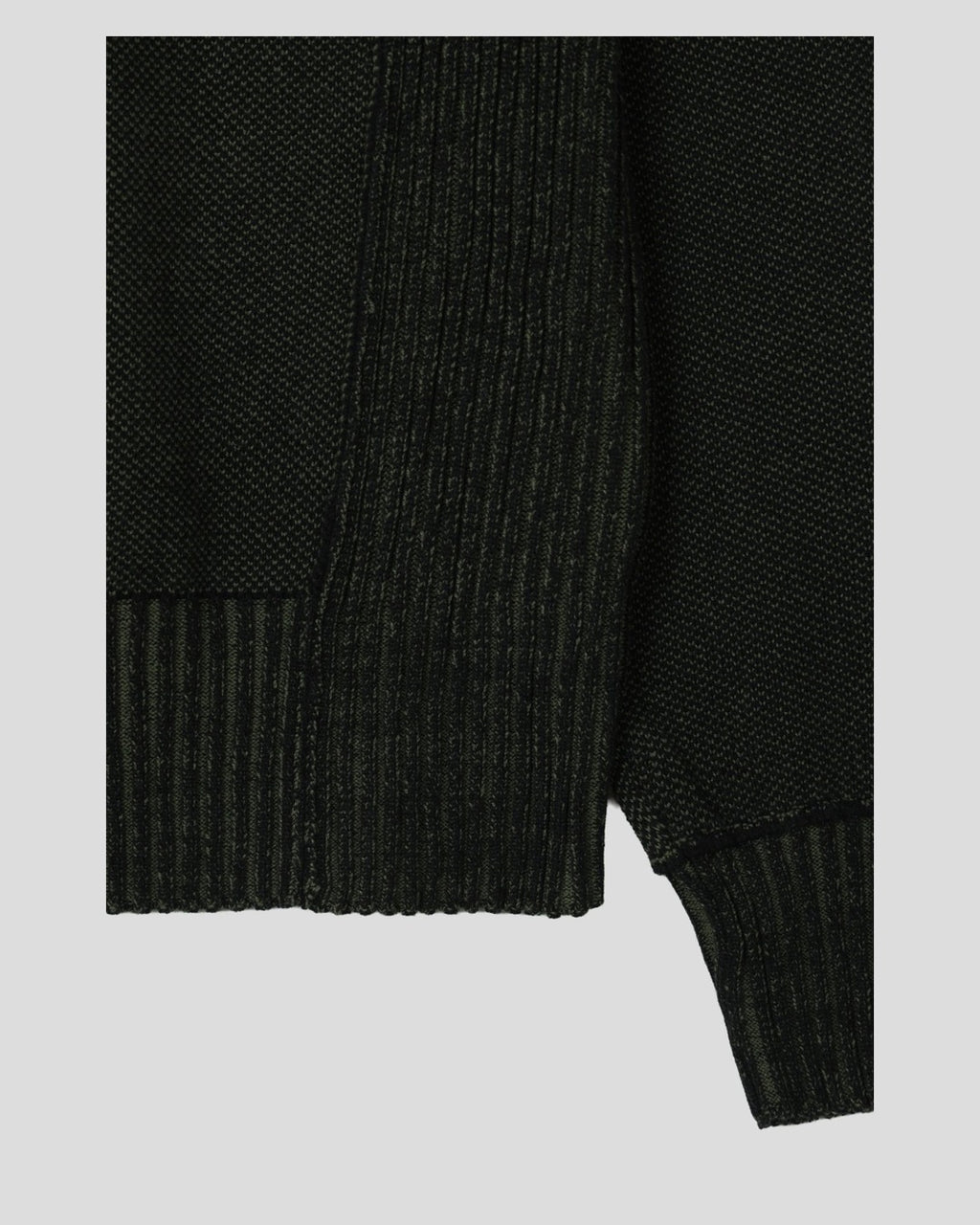 (UNISEX) Two-Tone Round Knit